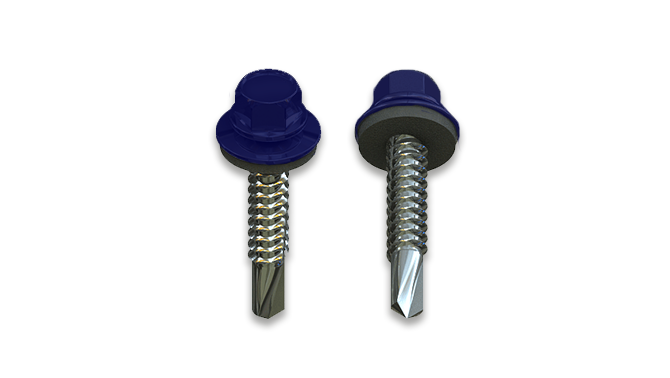 Саморез с полимерным покрытием